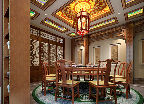 丰县中式古典风格家居装修设计效果图